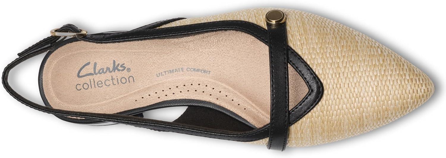 imageClarks Womens Natalyn Sling Ballet FlatNatural Raffia