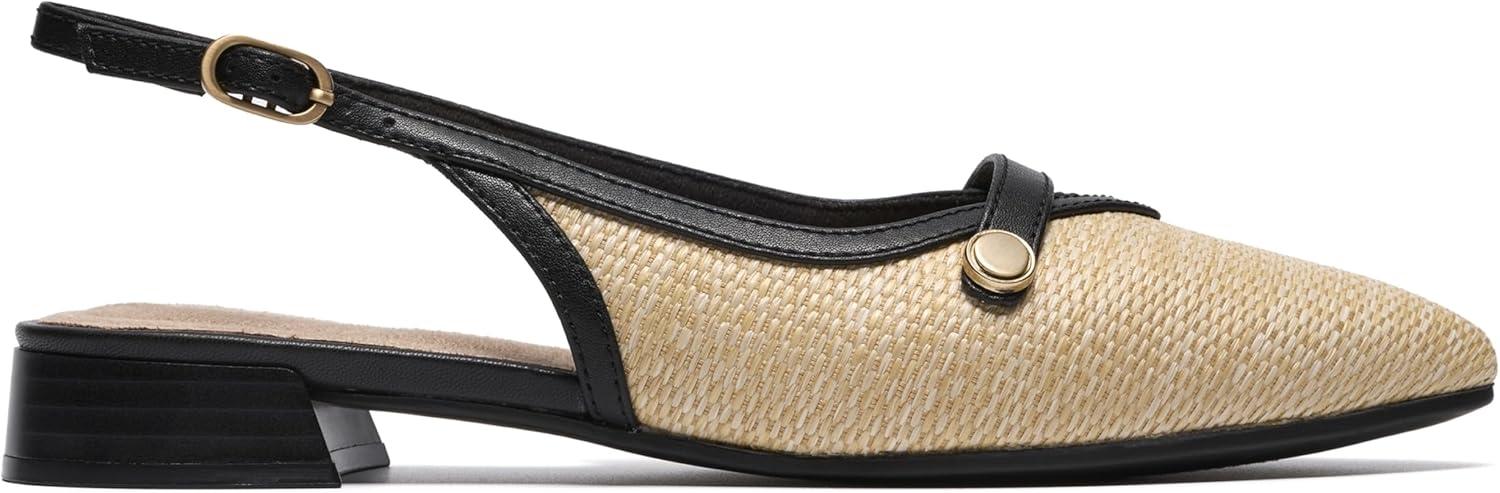 imageClarks Womens Natalyn Sling Ballet FlatNatural Raffia