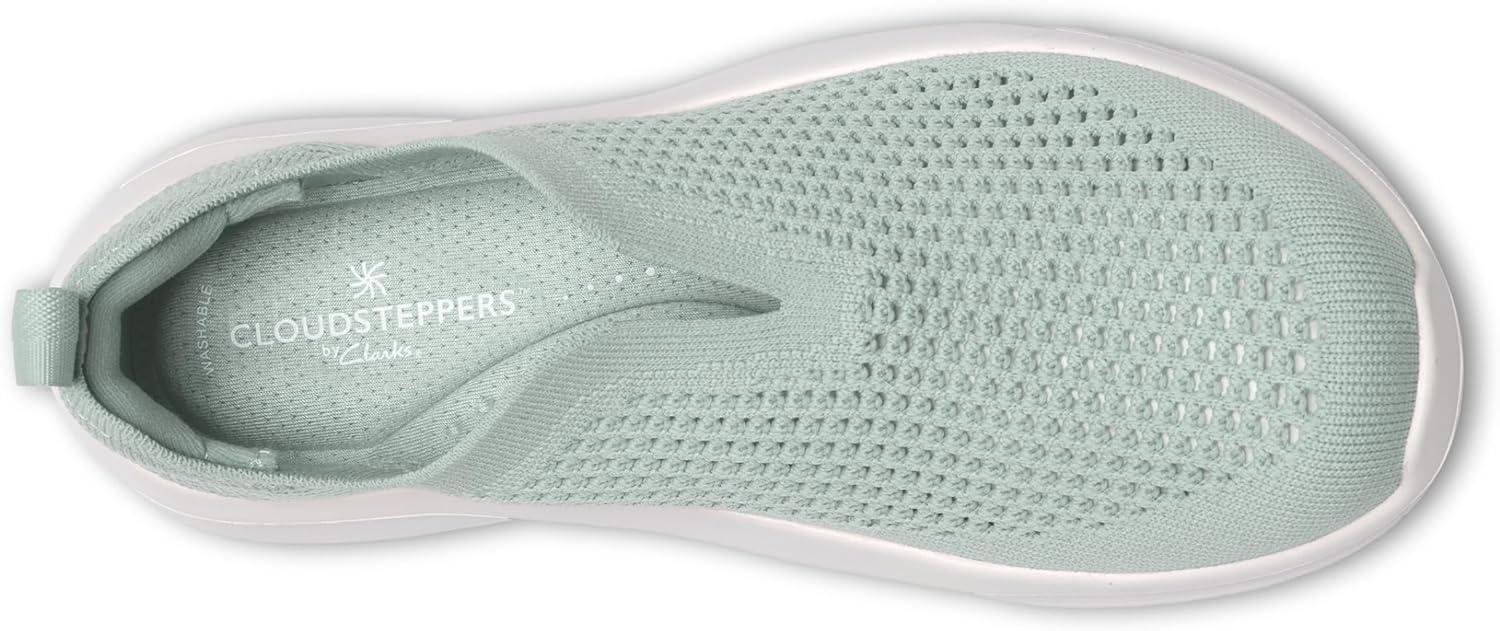 imageClarks Womens Solevana Knit CloudSteppers Walking ShoeSage Textile