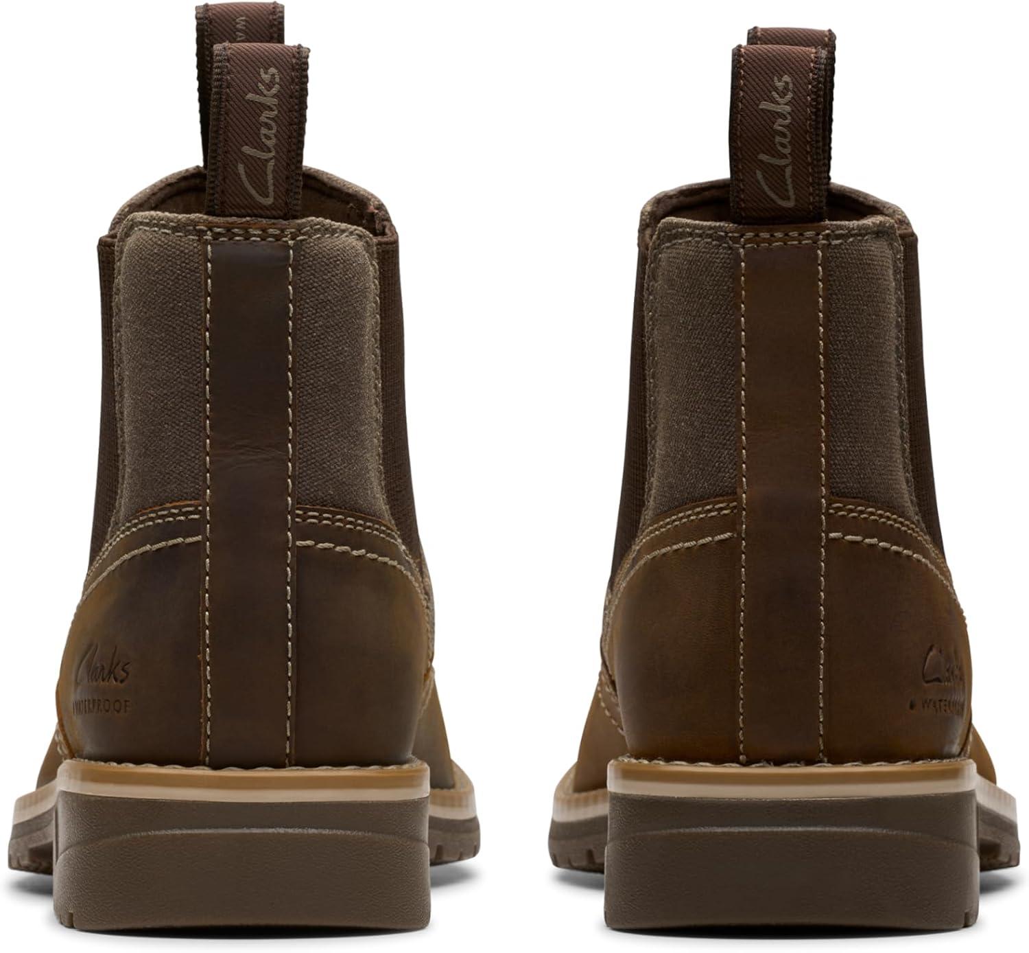 imageClarks mens Morris Easy WaterproofBeeswax Leather