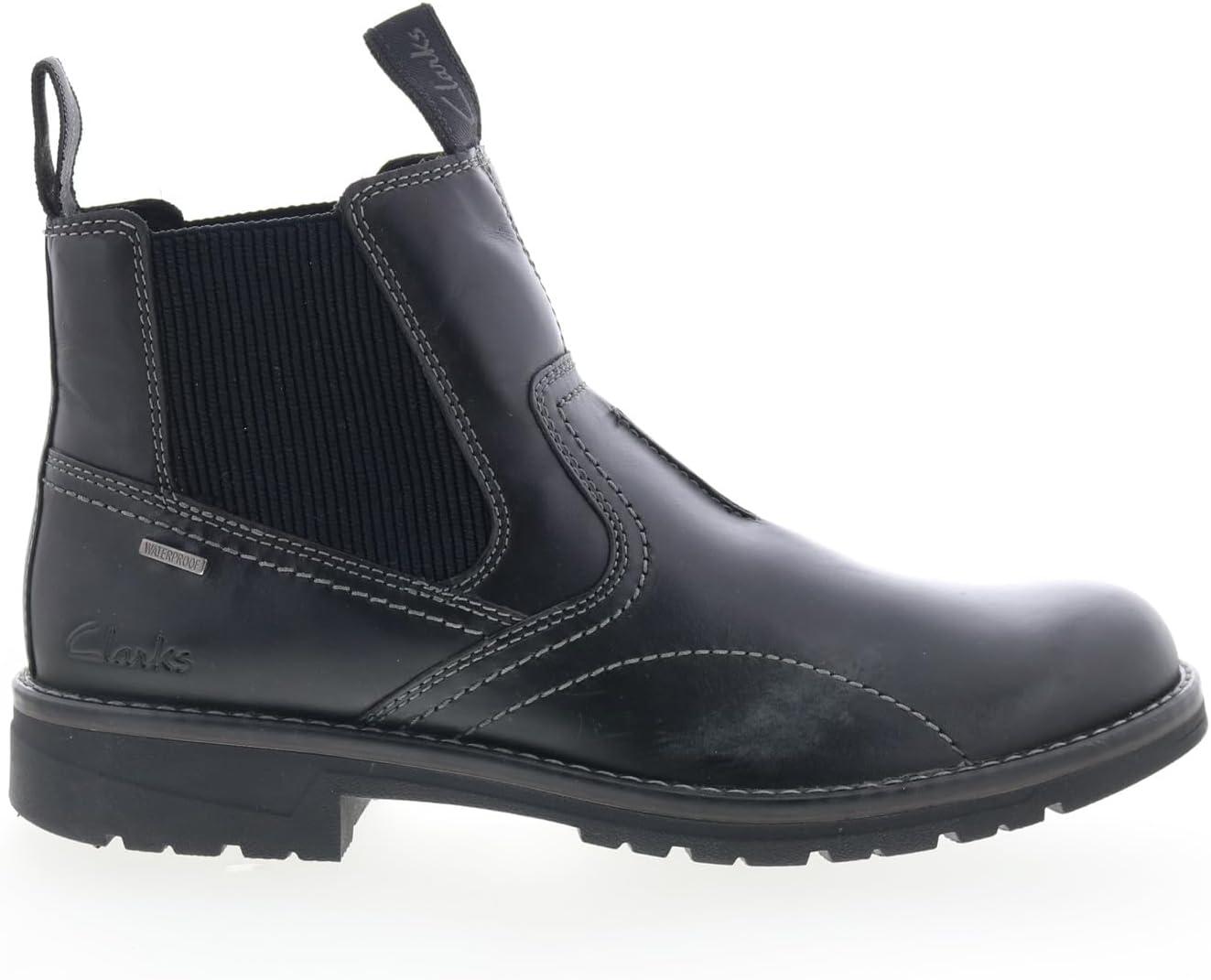 imageClarks mens Morris Easy WaterproofBlack Leather