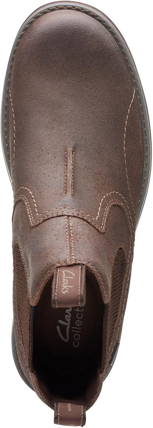 imageClarks mens Morris Easy WaterproofDark Brown Waxy