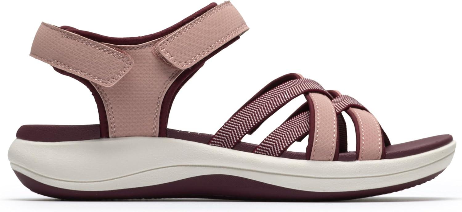 imageClarks womens Mira ShoreMaroon Synthetic