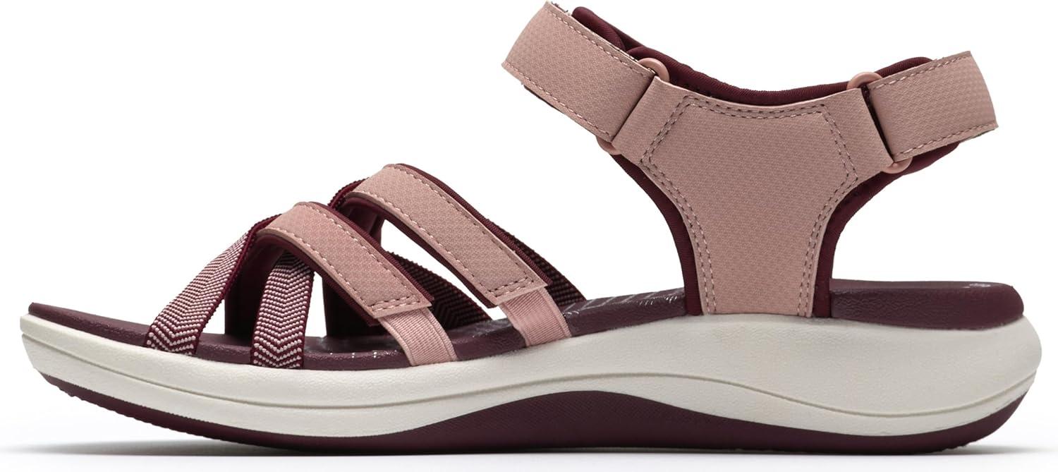 imageClarks womens Mira ShoreMaroon Synthetic