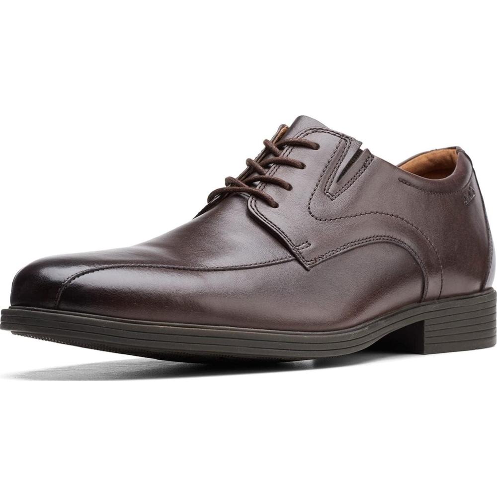 imageClarks Mens Whiddon Pace OxfordDark Brown Leather