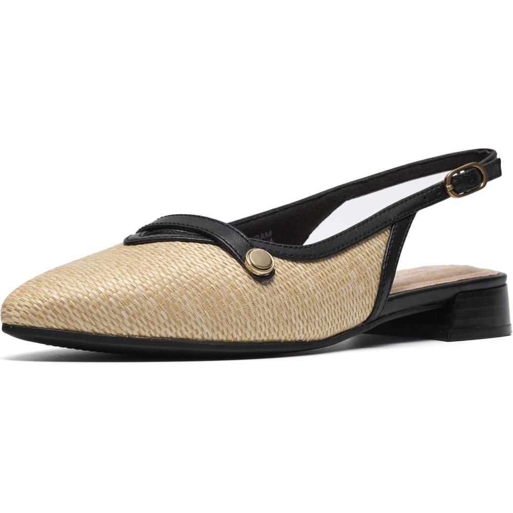 imageClarks Womens Natalyn Sling Ballet FlatNatural Raffia