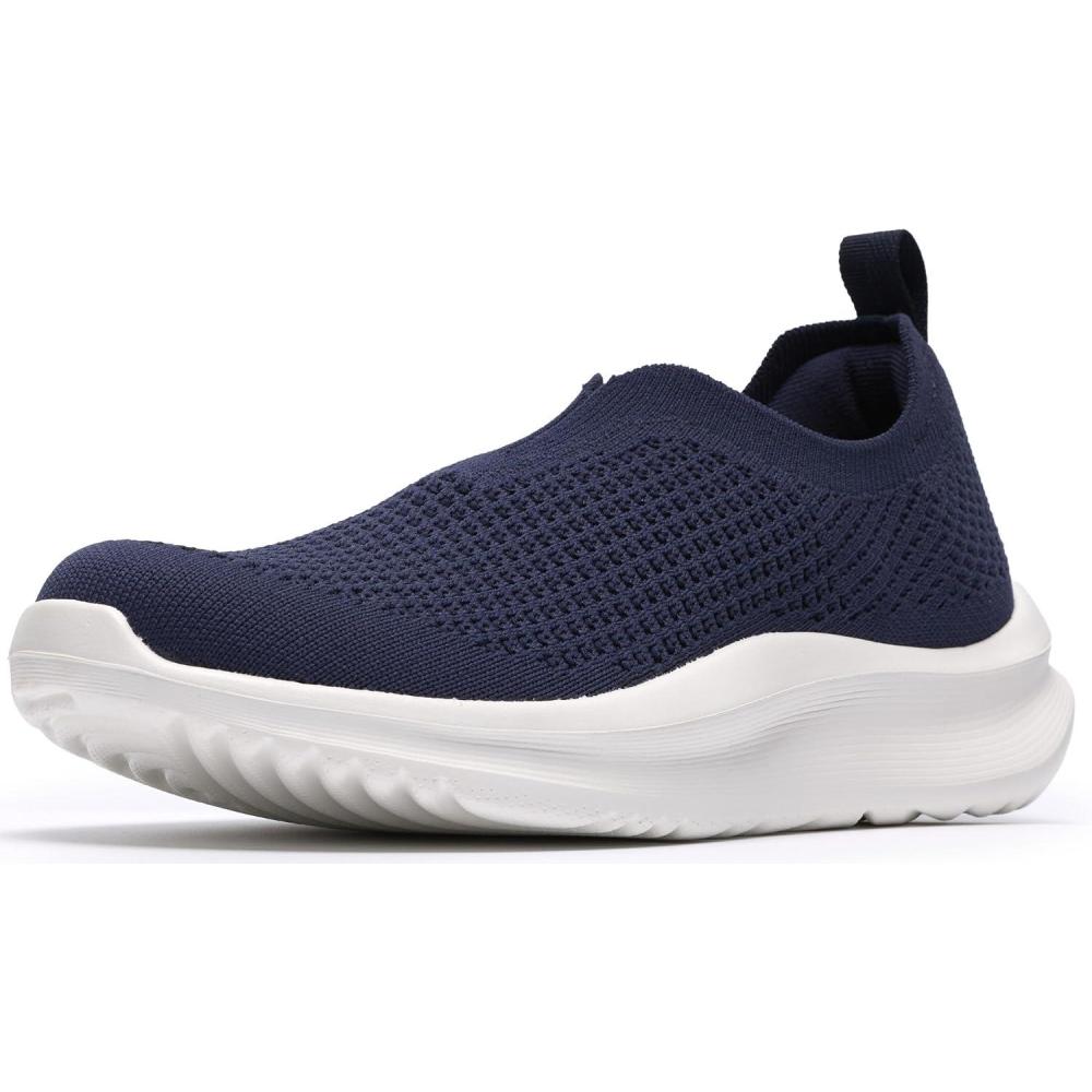 imageClarks Womens Solevana Knit CloudSteppers Walking ShoeNavy Textile
