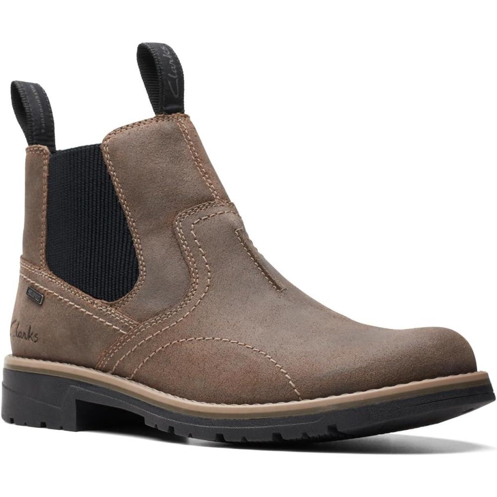 imageClarks mens Morris Easy WaterproofStone Waxy