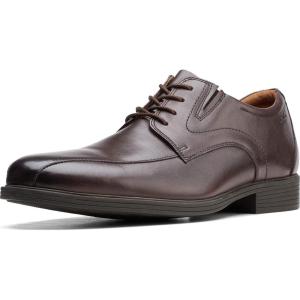 Clarks Men’s Whiddon Pace Oxford(Dark Brown Leather)