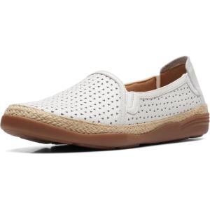 Clarks Women’s Elaina Ruby(White Leather)