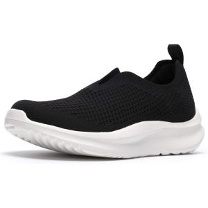 Clarks Women’s Solevana Knit CloudSteppers Walking Shoe(Black Textile)