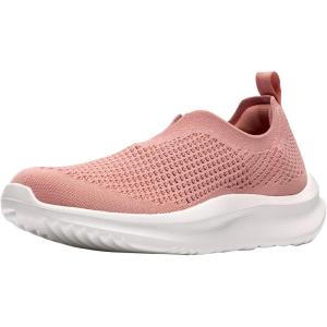 Clarks Women’s Solevana Knit CloudSteppers Walking Shoe(Dusty Pink Textile)