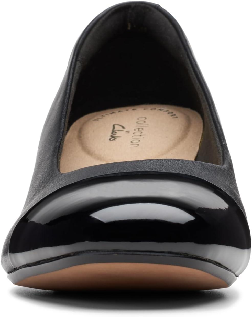 imageClarks Womens Clarks Womens Marilyn Sara Dark Tan Leopard Suede 95wBlack Combi