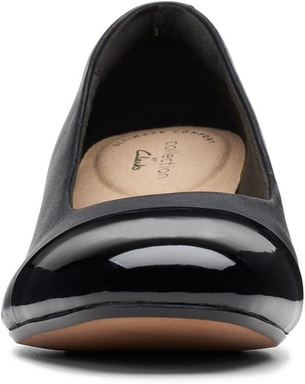 imageClarks Womens Clarks Womens Marilyn Sara Dark Tan Leopard Suede 95wBlack Combi