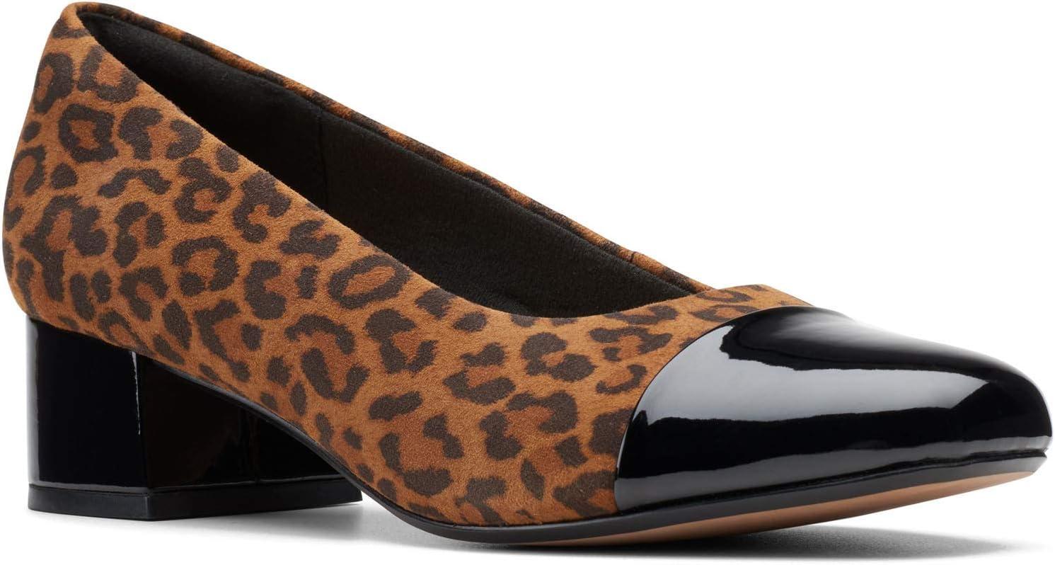 imageClarks Womens Clarks Womens Marilyn Sara Dark Tan Leopard Suede 95wDark Tan Leopard Suede