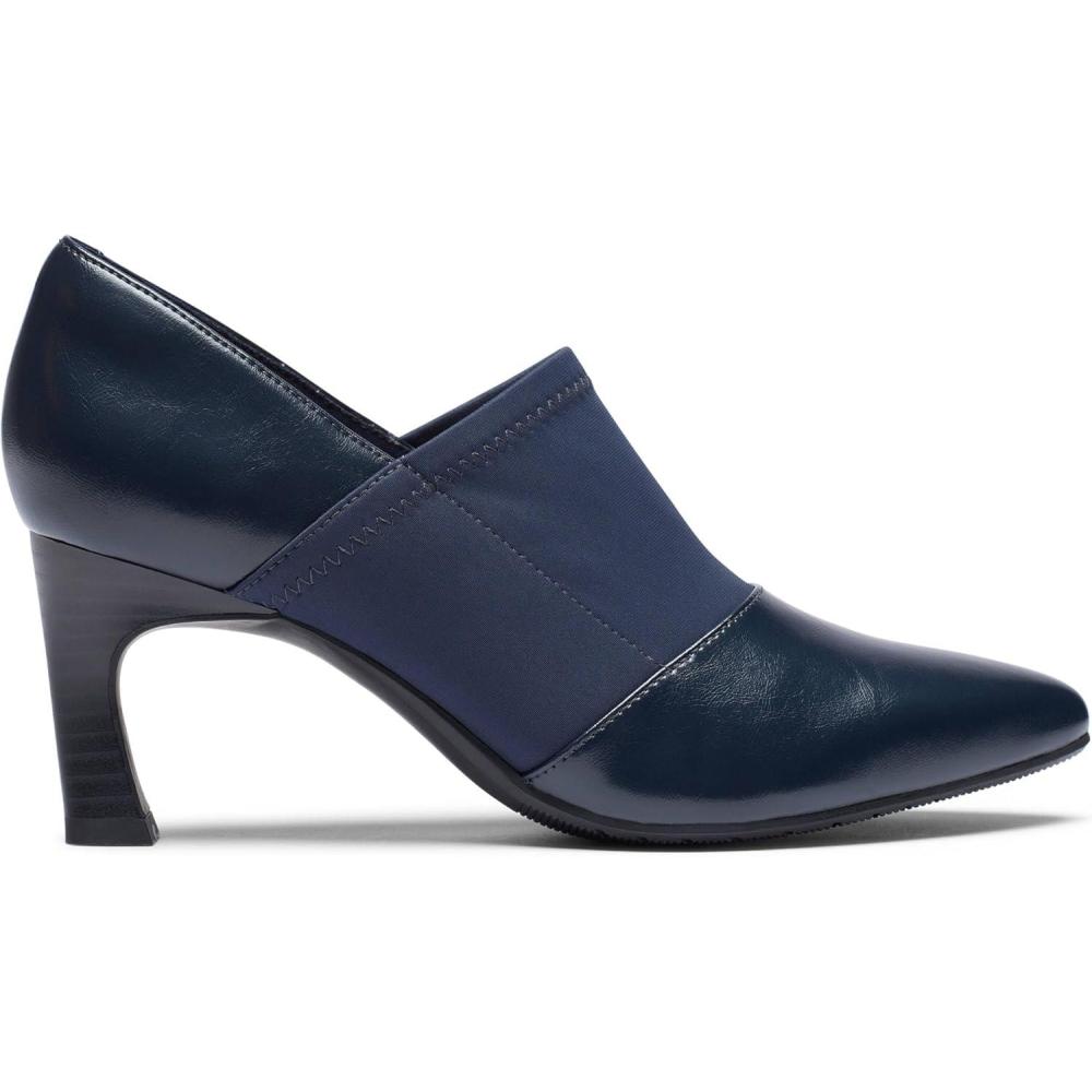 imageClarks Collection Womens Tammitha Sleek Pump Navy Leather 65 Medium US