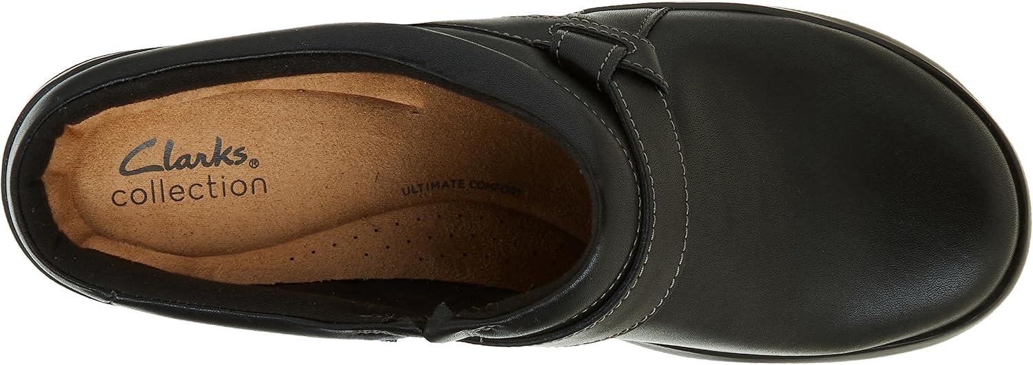 imageClarks Womens Angie Mist ClogsBlack Leat
