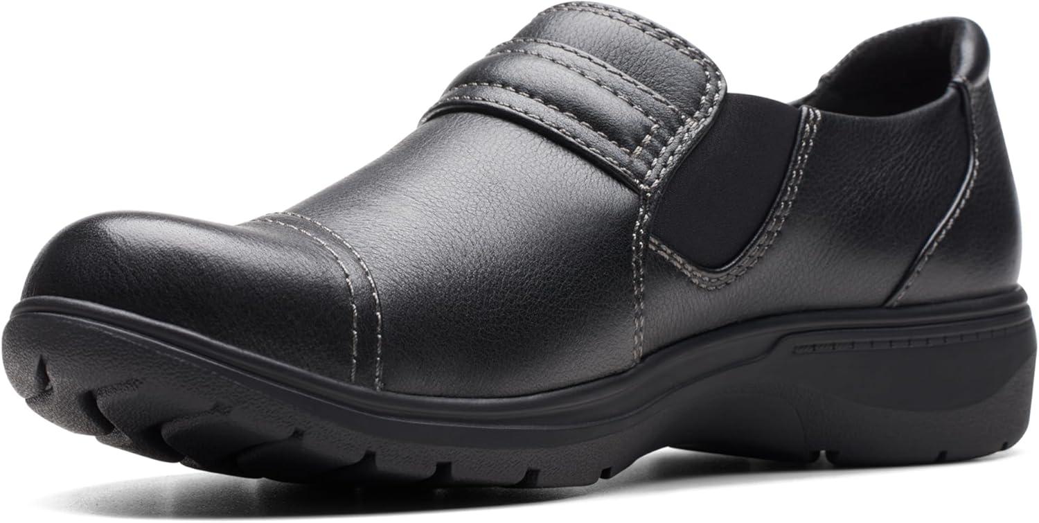 imageClarks Womens Carleigh Pearl LoafersBlack Leather