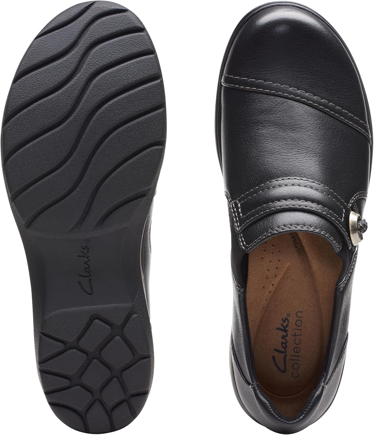 imageClarks Womens Carleigh Pearl LoafersBlack Leather