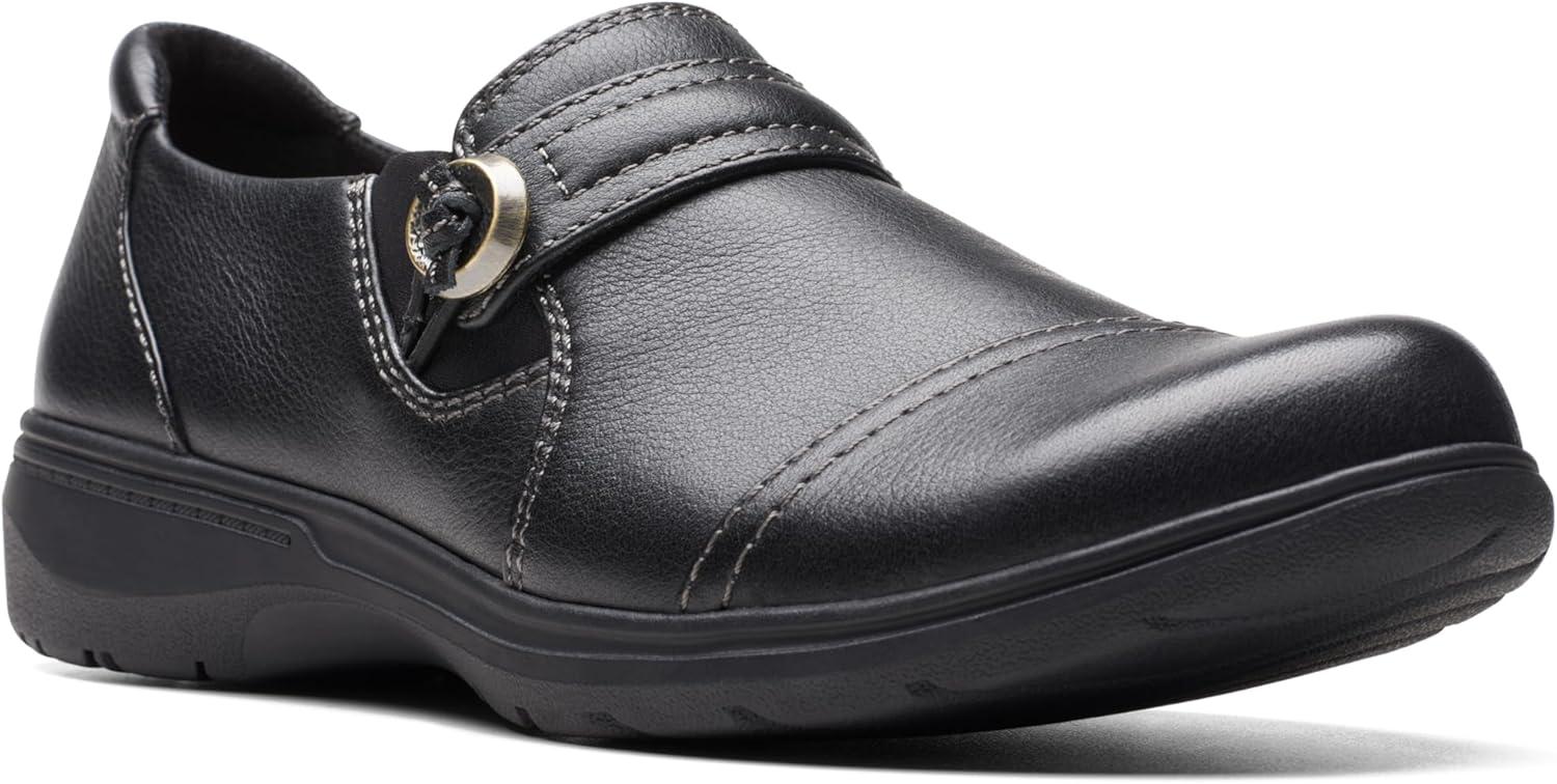 imageClarks Womens Carleigh Pearl LoafersBlack Leather
