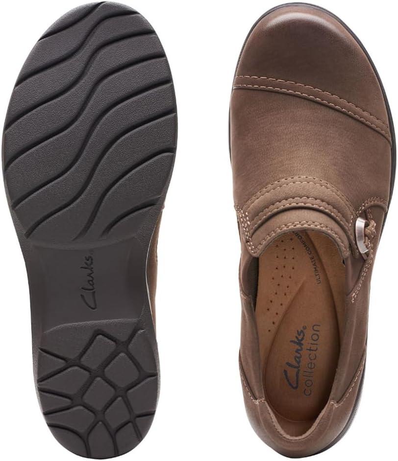 imageClarks Womens Carleigh Pearl LoafersTaupe Nubu