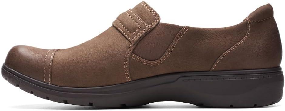 imageClarks Womens Carleigh Pearl LoafersTaupe Nubu