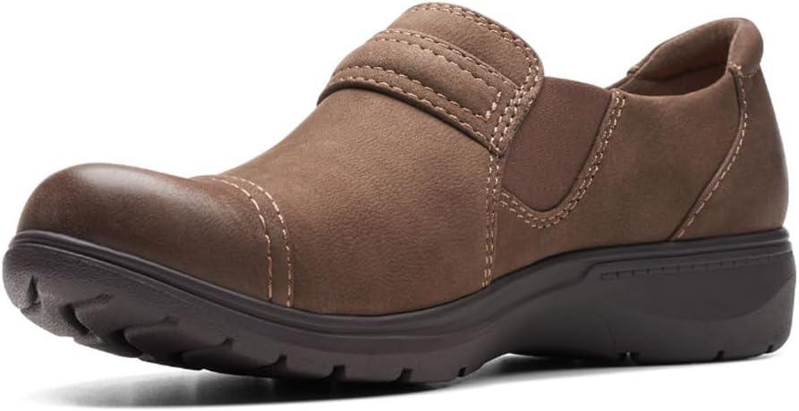 imageClarks Womens Carleigh Pearl LoafersTaupe Nubuck