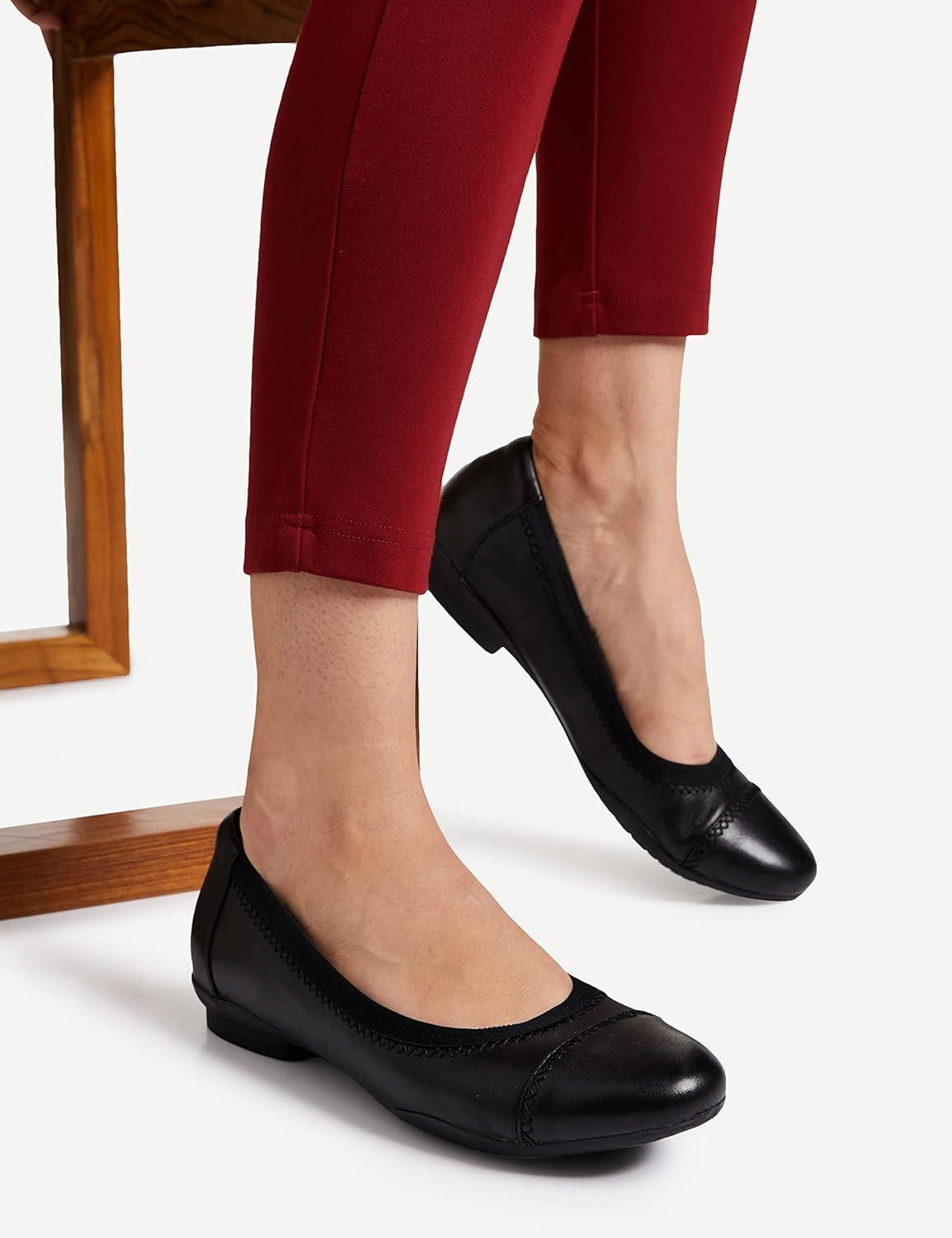 imageClarks Womens Sara Ballet FlatBlack