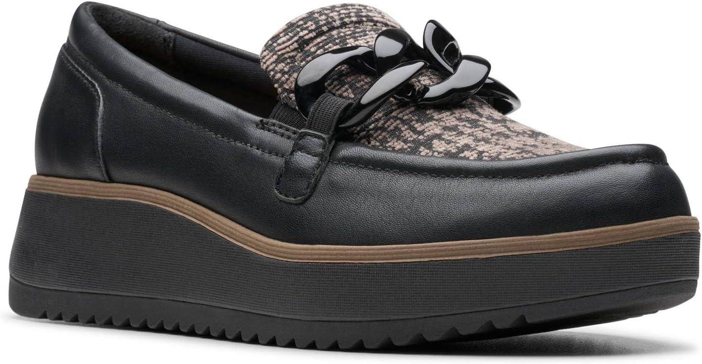 imageClarks Womens Zylah May LoaferBlack Combi Textile