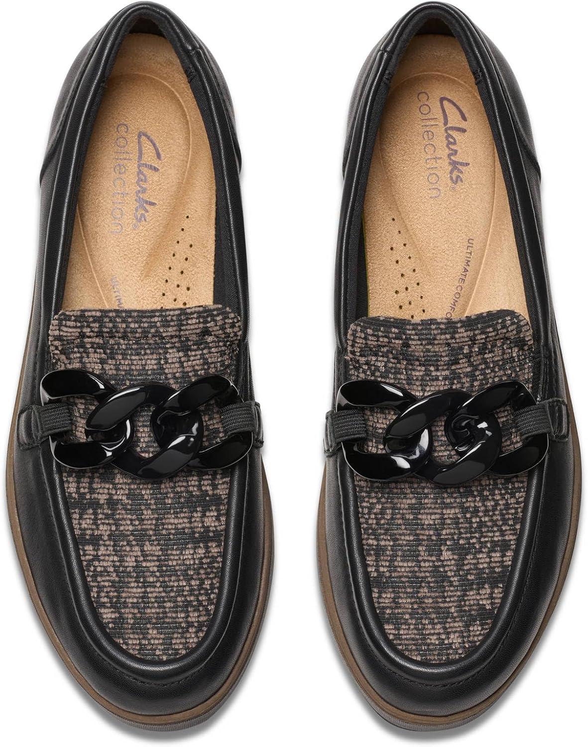 imageClarks Womens Zylah May LoaferBlack Combi Textile