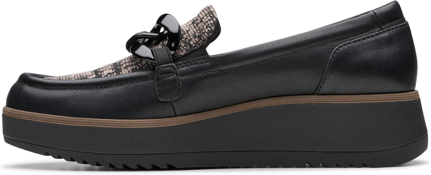 imageClarks Womens Zylah May LoaferBlack Combi Textile