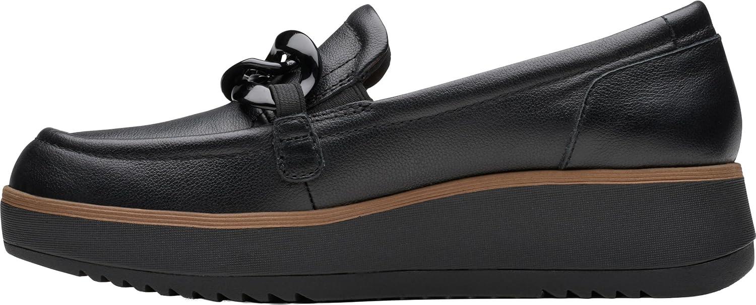 imageClarks Womens Zylah May LoaferBlack Leather