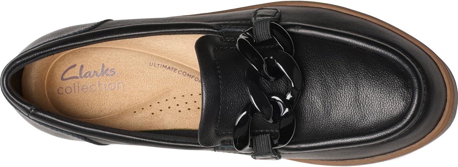 imageClarks Womens Zylah May LoaferBlack Leather