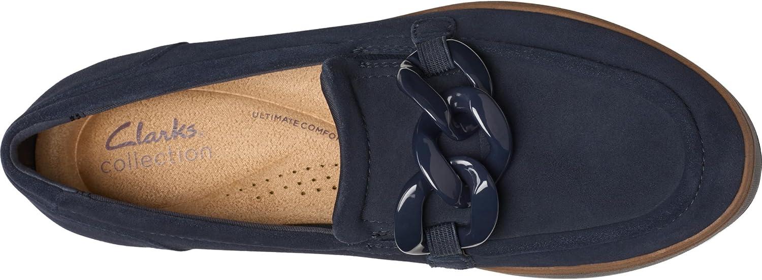 imageClarks Womens Zylah May LoaferNavy Suede