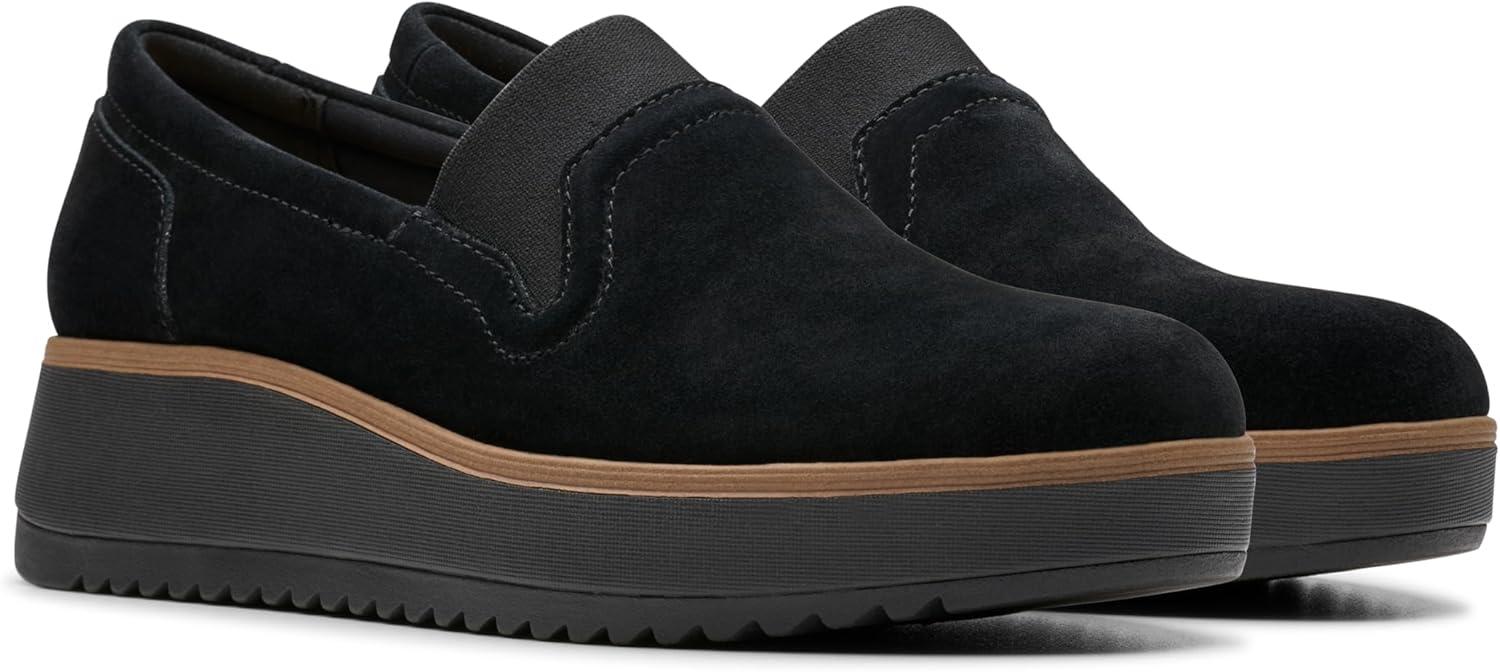 imageClarks Womens Zylah SkyBlack Black Leather