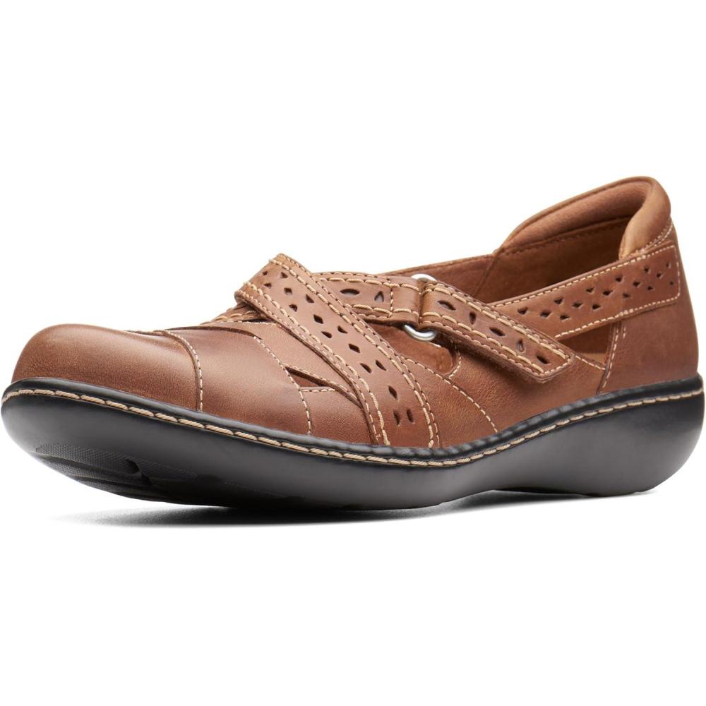 imageClarks Womens Ashland Spin QDark Tan Leather