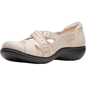 Clarks Women’s Ashland Spin Q(Ivory Leather)