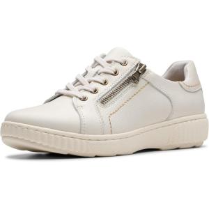 Clarks Women’s Caroline Janna(White Leather)