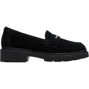 Clarks Womens Lauryl Step(Dark Grey Lea)