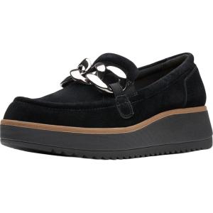 Clarks Women’s Zylah May Loafer(Black Suede)