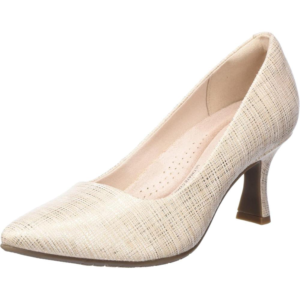 imageClarks Womens Kataleyna Gem PumpsTan Leather