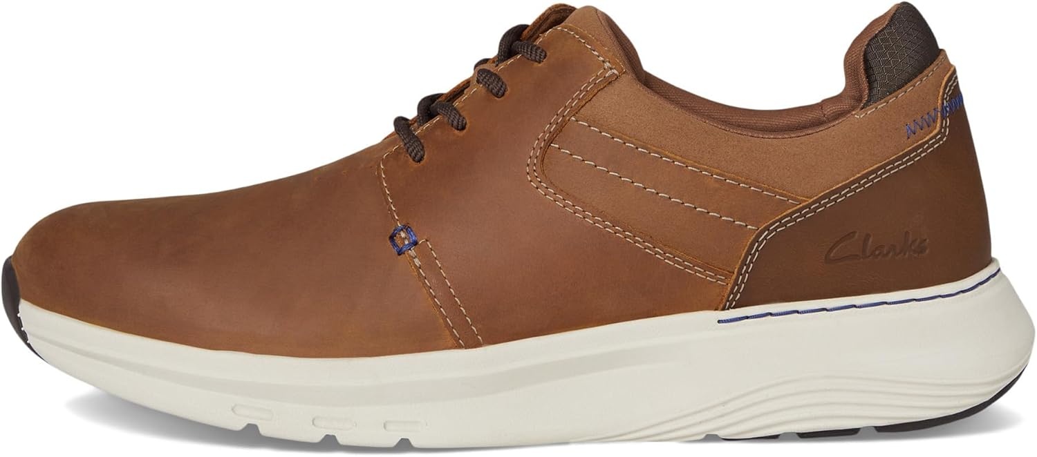 image:imageClarks Mens Motion Trek PtDark Tan Leather
