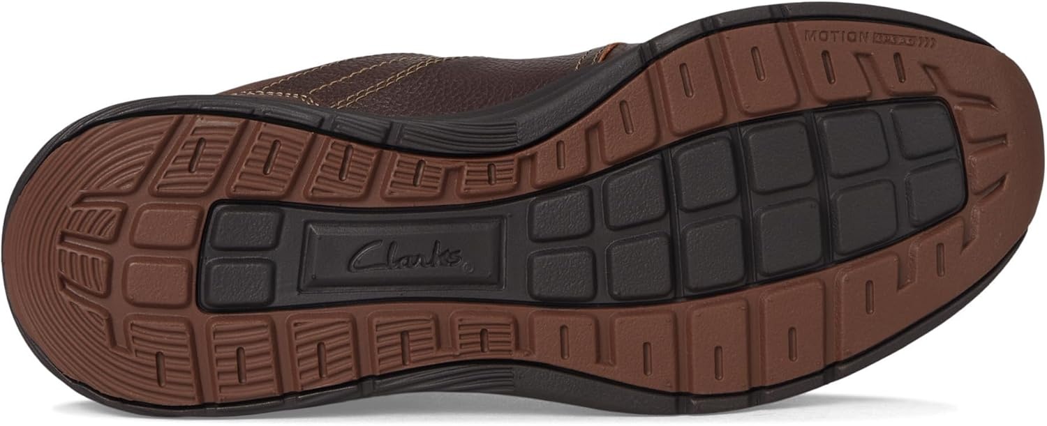 image:imageClarks Mens Motion Trek PtMahogany Leather