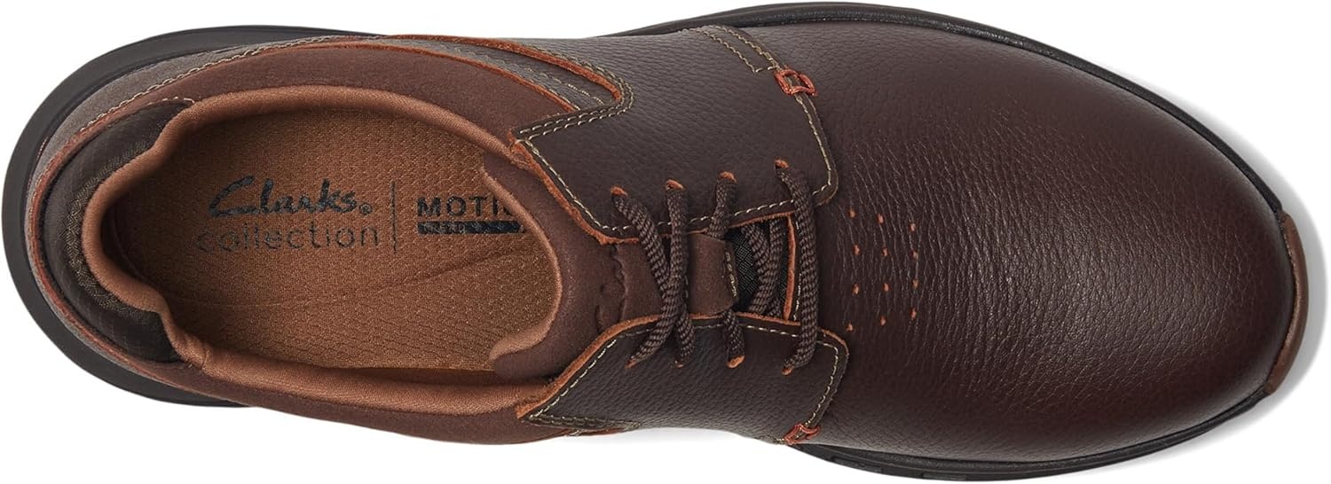 image:imageClarks Mens Motion Trek PtMahogany Leather