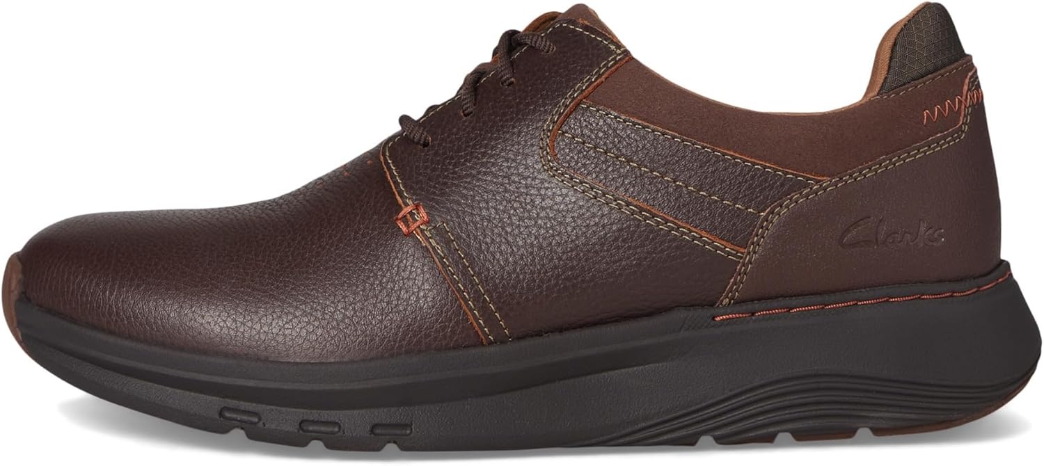 image:imageClarks Mens Motion Trek PtMahogany Leather