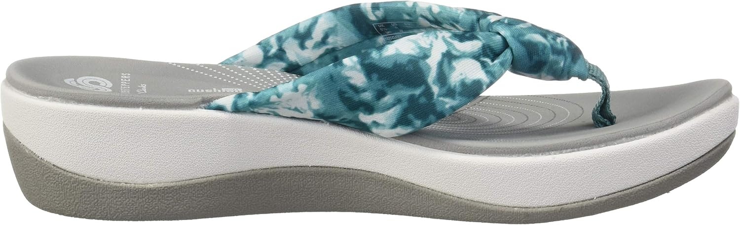 image:imageClarks Womens Arla Glison Flip FlopAqua Floral Textile