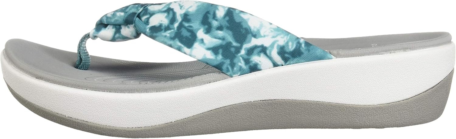 image:imageClarks Womens Arla Glison Flip FlopAqua Floral Textile