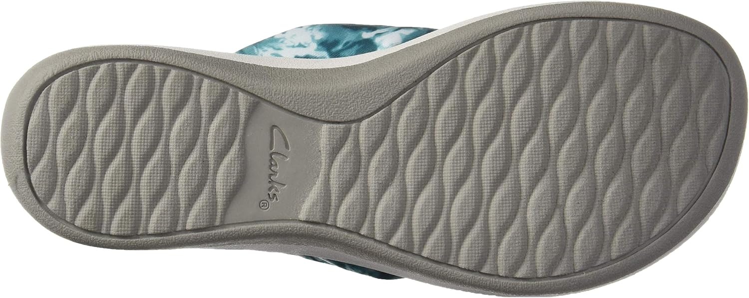 image:imageClarks Womens Arla Glison Flip FlopAqua Floral Textile