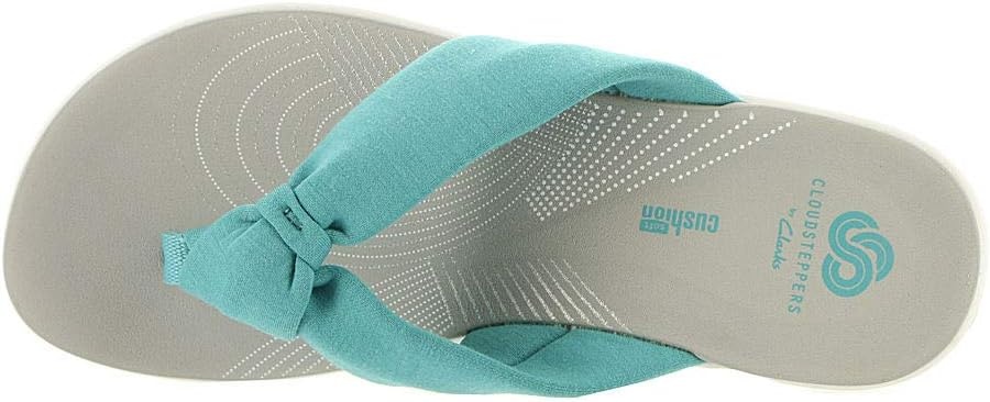 image:imageClarks Womens Arla Glison Flip FlopAqua Solid Textile