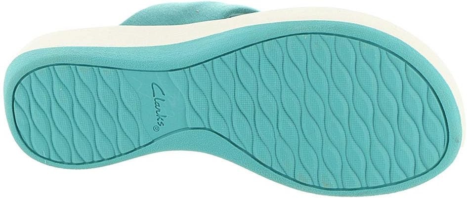 image:imageClarks Womens Arla Glison Flip FlopAqua Solid Textile